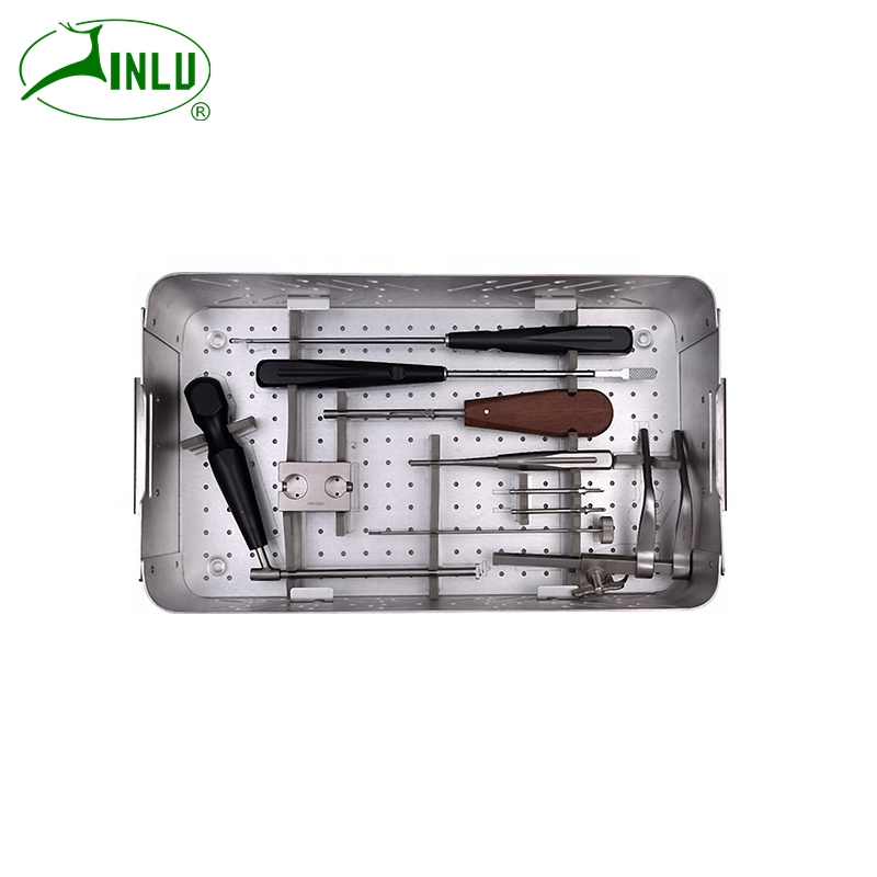 Jinlu Medical Interventional materials Orthopedic implants spinal series lumbar PEEK cage instrument kit of peek