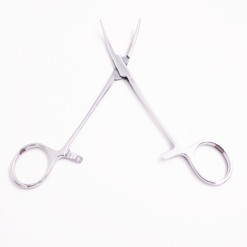 High Quality Surgical Scissors Mosquito Forceps (Curved Without Hook)