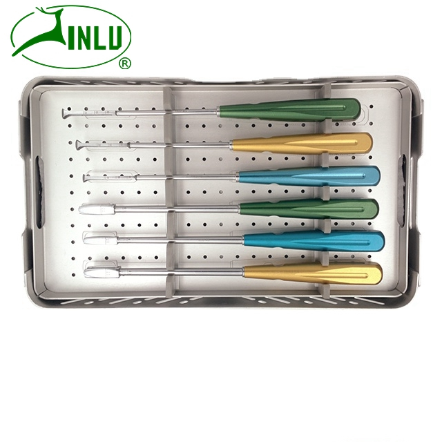 Spinal Products Lumbar PEEK Cage instrument kit for Orthopedic Implant with CE