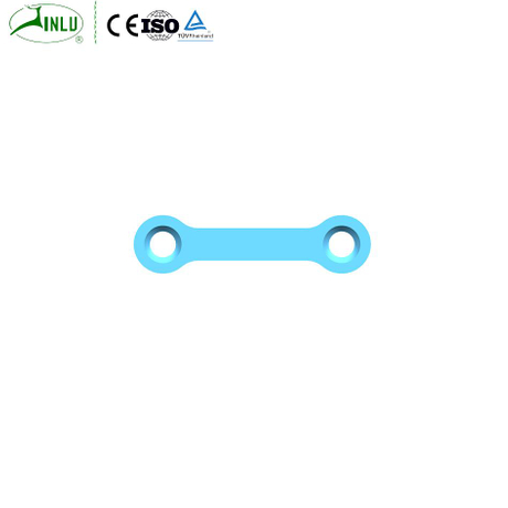 Titanium Maxillofacial Plate Straight bridge plate Thickness 1.0mm 2/4 holes（Pure Titanium）