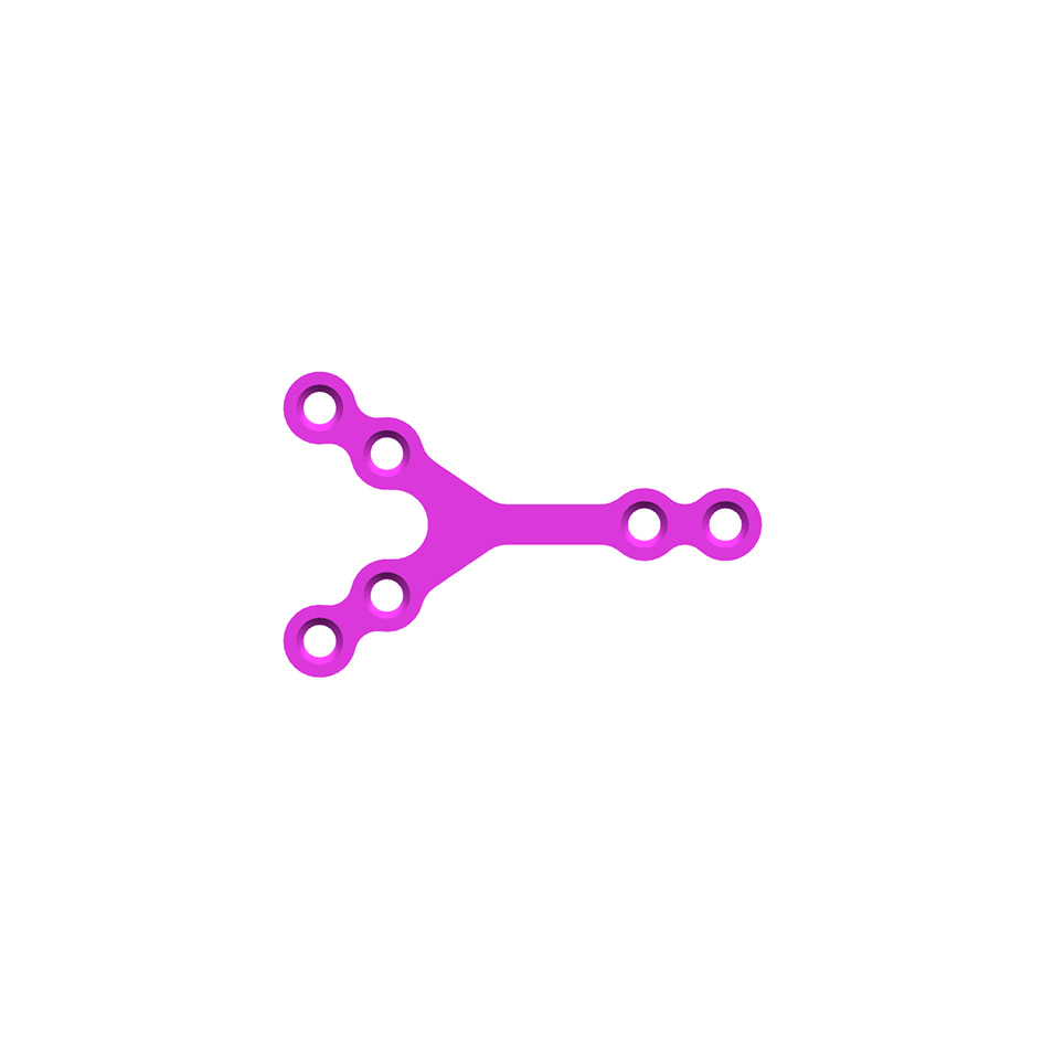 Titanium Maxillofacial Plate Y-Shaped Plate Thickness 0.6mm （Pure Titanium）