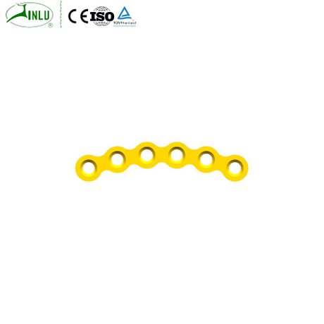 Titanium Maxillofacial Plate Curved plate 0.8mm 4-10 Holes（Pure Titanium）