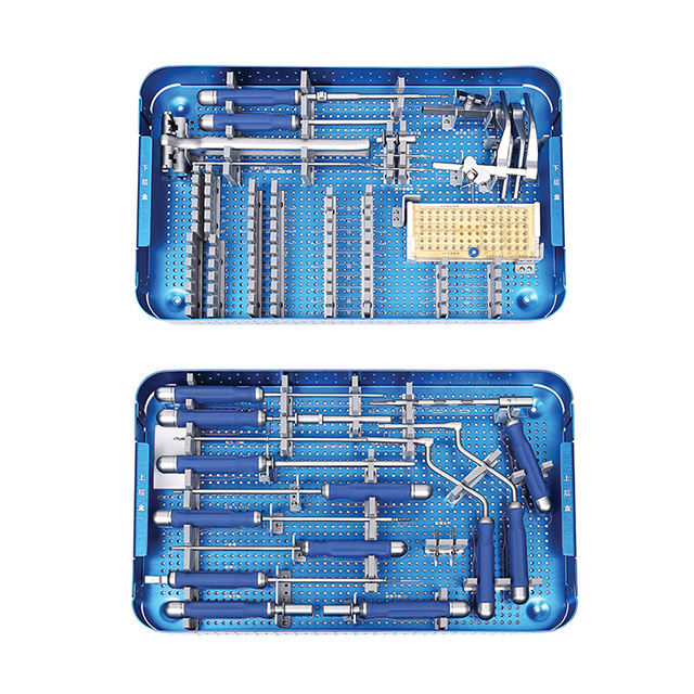 China Manufactory Anterior Cervical Plate Instrument Kit 636