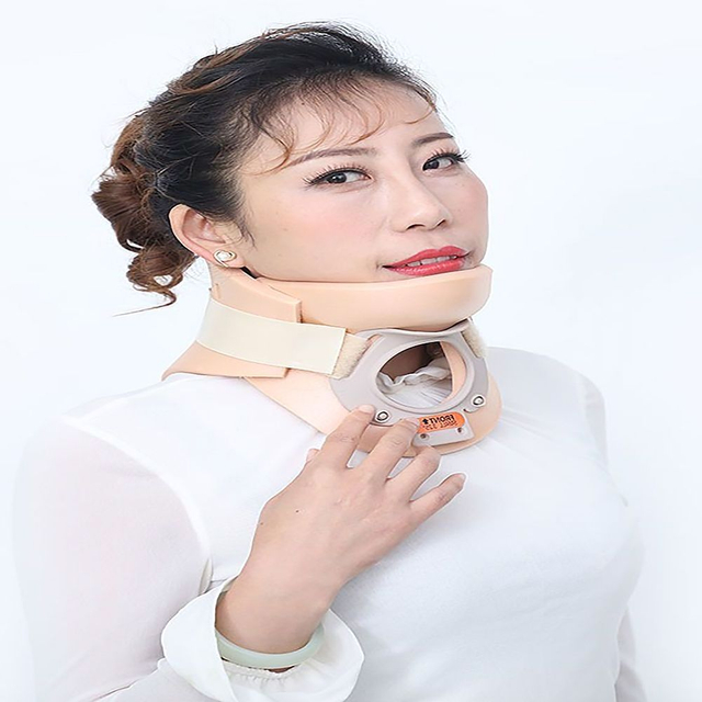 Innovative Design Bone Fracture Surgical Fixation Cervical Collar of Enhanced Type