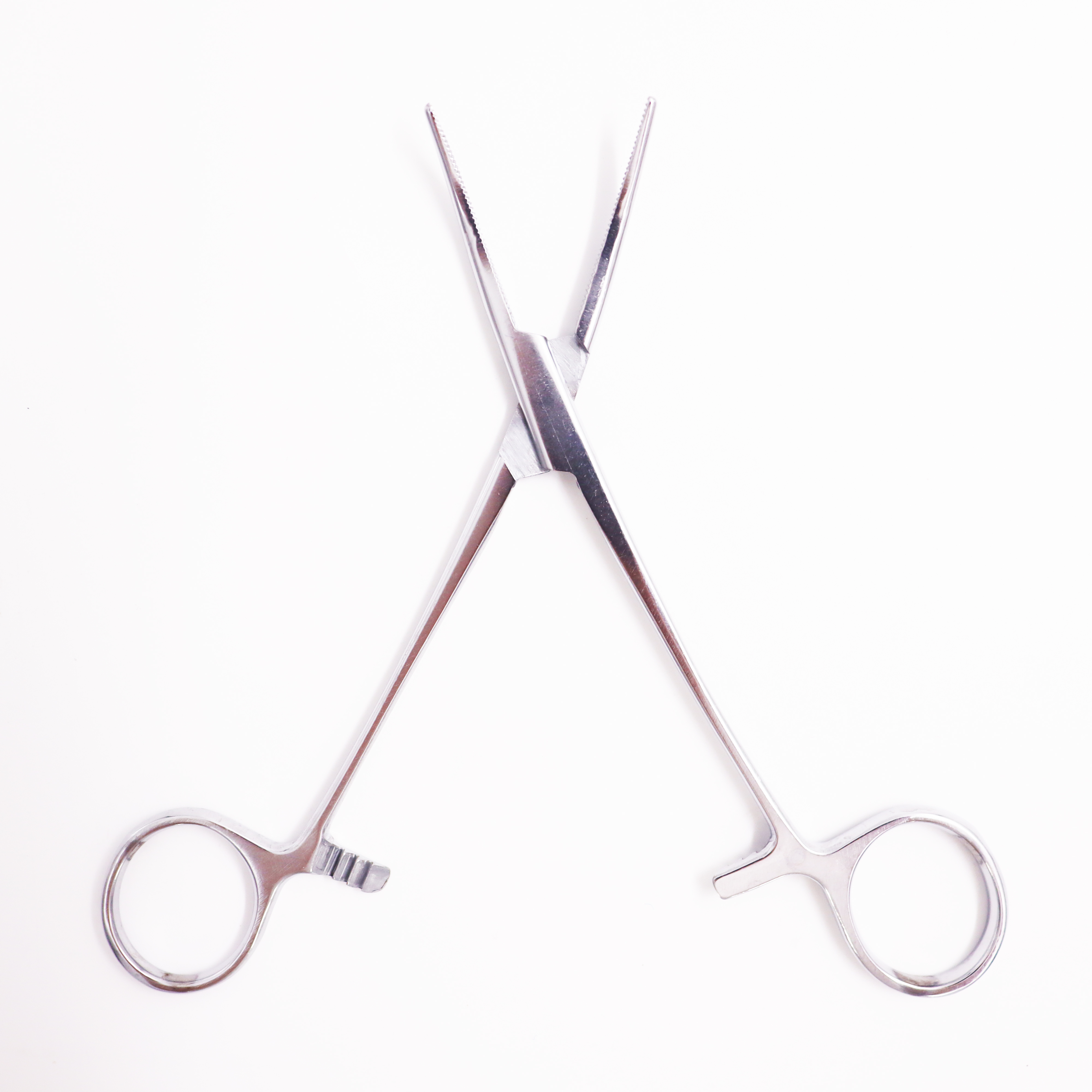 High Quality Surgical Scissors Mosquito Forceps (Curved Without Hook)