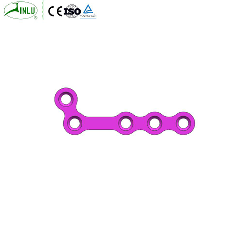 Titanium Maxillofacial Plate 110° L-Shaped Plate Thickness 0.6mm （Pure Titanium）