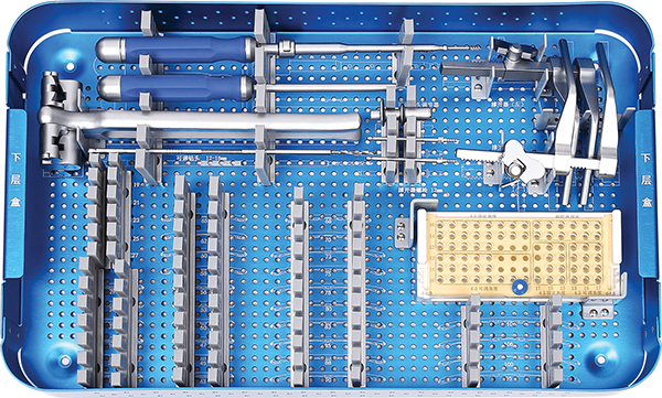 Factory price newest Titanium Spinal Products Anterior Cervical Plate instrument kit with CE