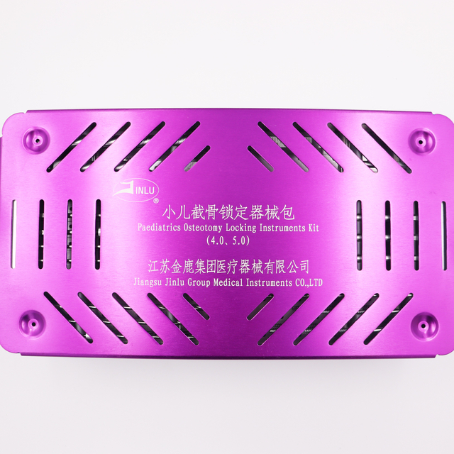 Jinlu Medical Orthopedic Implants 4.0 and 5.0 Paediatrics Osteotomy Locking plate Instrument set for children