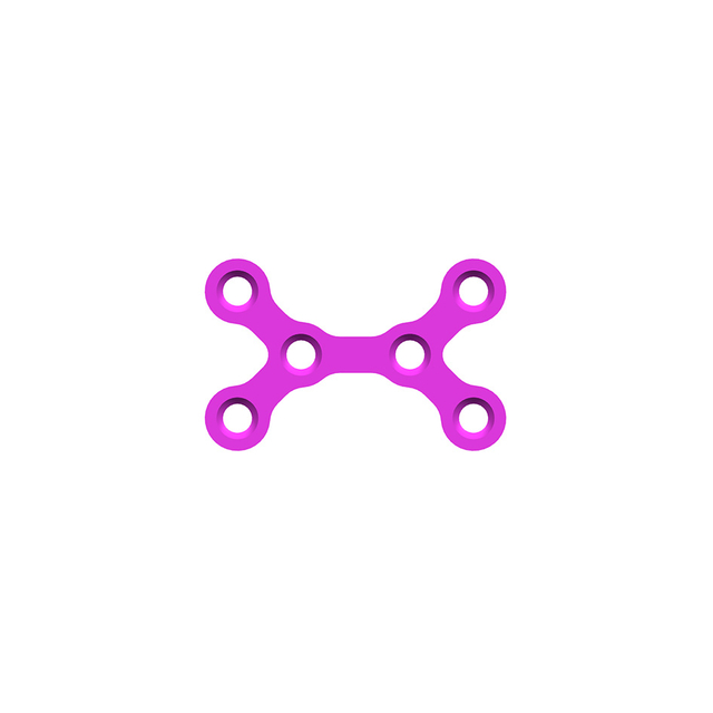 Titanium Maxillofacial Plate X-Shaped Plate Thickness 0.6mm （Pure Titanium）