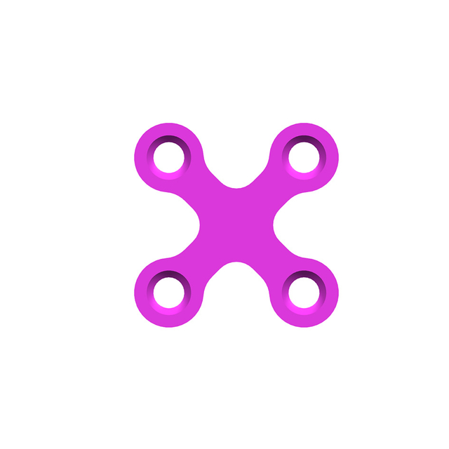 Titanium Maxillofacial Plate X-shaped Plate of Thickness 0.6mm （Pure Titanium）