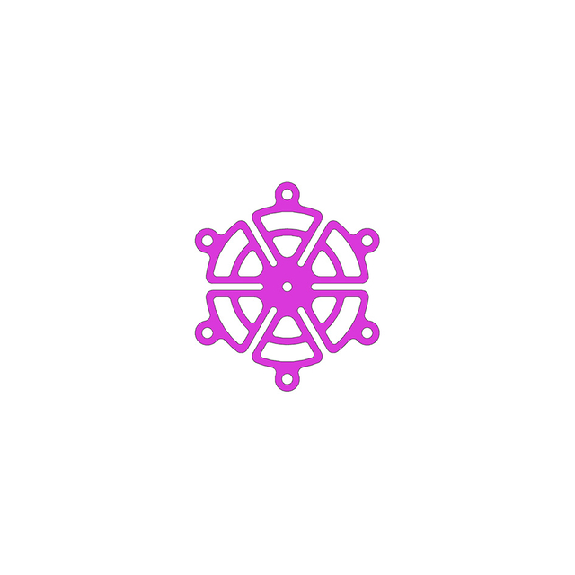 Titanium Maxillofacial Plate Spherical Bract Plate 0.6mm 5/6 Holes（Pure Titanium）