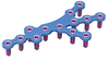 Orthopedic Implants international materials foot calcaneous locking plate of long type(left/right)