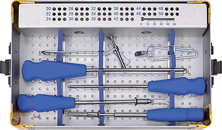 New Product 4.5 cannulated compression screw instrument set