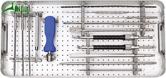 Manufacturer Spinal Products Pedicle Screw instrument kit with Double Core And Double Thread