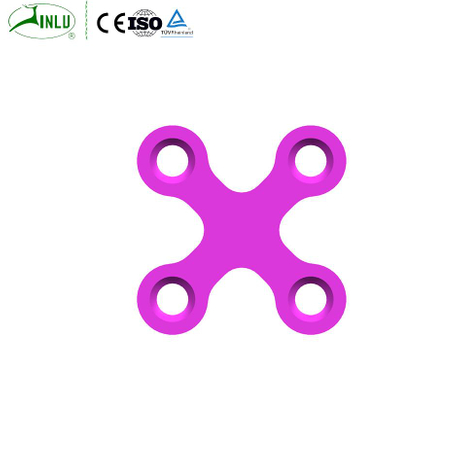Titanium Maxillofacial Plate X-shaped Plate of Thickness 0.6mm （Pure Titanium）