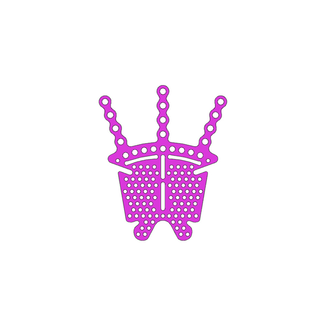 Titanium Maxillofacial Plate Orbital Plate 0.6mm 12/16 Holes（Pure Titanium）